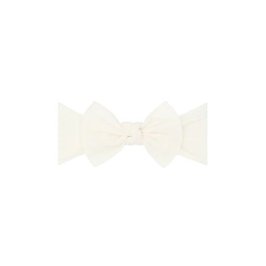 Itty Bitty Knot Headband - Ivory by Baby Bling