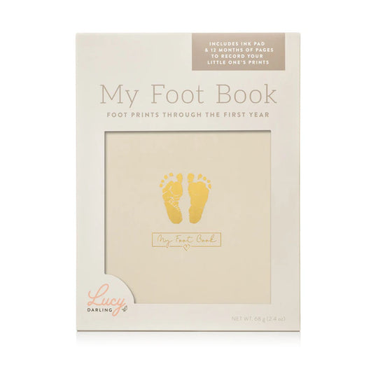 My Foot Book: Foot Prints Through the First Year by Lucy Darling