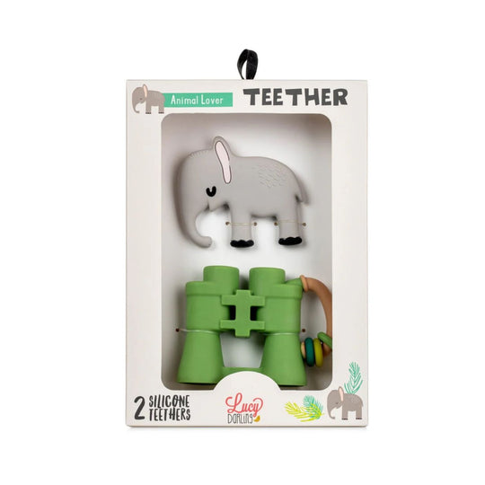 Animal Lover Baby Teether Toy by Lucy Darling