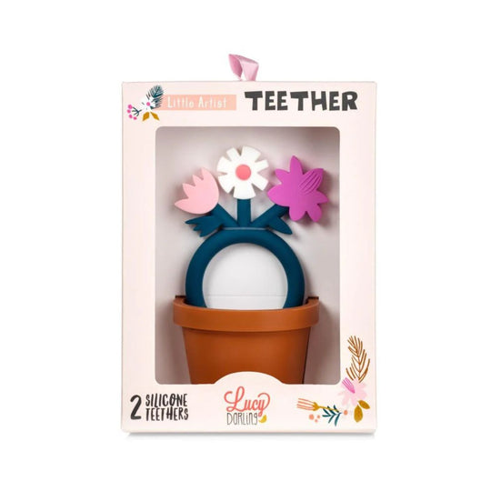 Little Artist Baby Teether Toy by Lucy Darling
