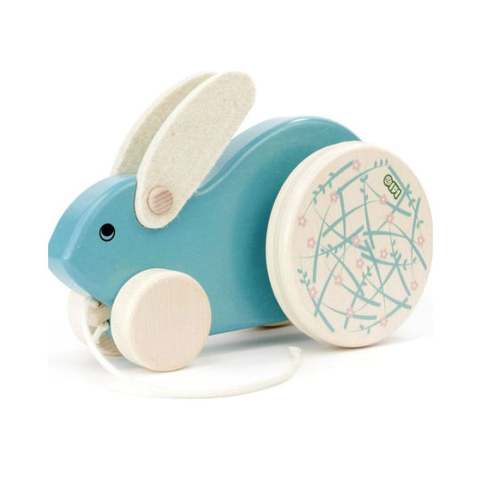 Wooden Rabbit by Little Poland Gallery