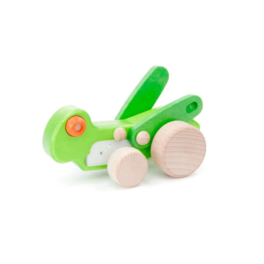 Bajo Pull Back Cicada Wooden Toy by Little Poland Gallery