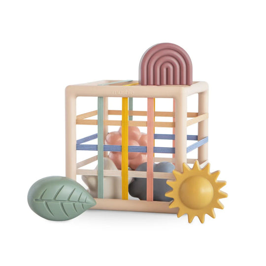 Elastic Shape Sorter by Mushie & Co