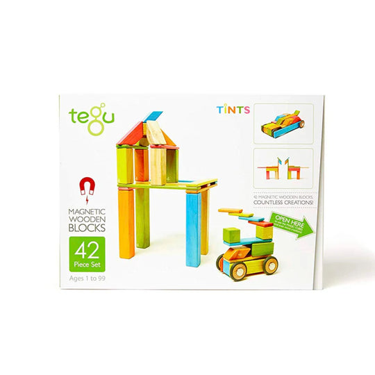 Magnetic Block Set 42 Pc Set - Tints by Tegu