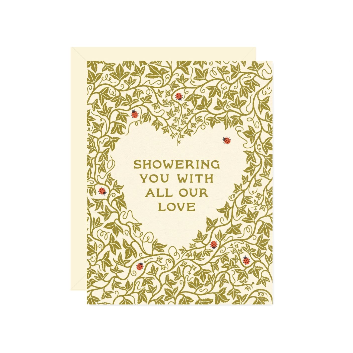 Shower With Love Card by Wallflower Paper & Party – Pacifier Kids Boutique