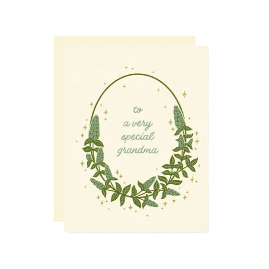 Very Special Grandma Greeting Card by Wallflower Paper & Party