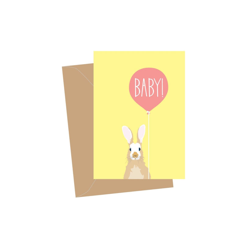 Baby Rabit Card Mini New Baby Rabbit Card by Apartment 2 Cards – Pacifier Kids Boutique