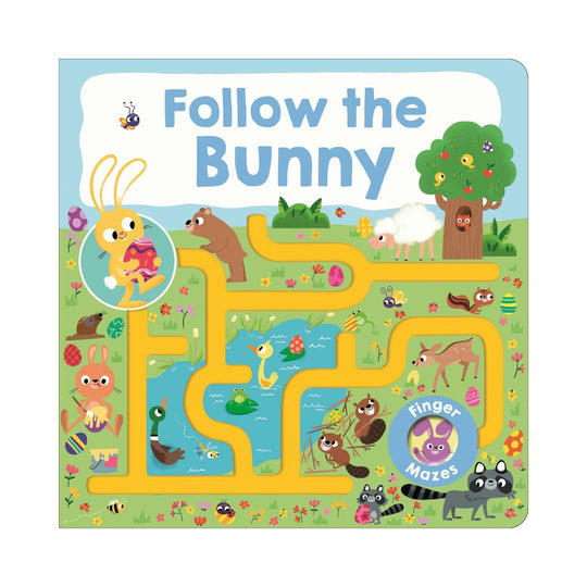 Maze Book: Follow the Bunny - Board Book