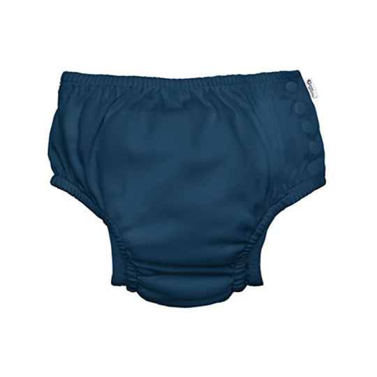 Eco Snap Swim Diaper with Gusset - Navy by Green Sprouts