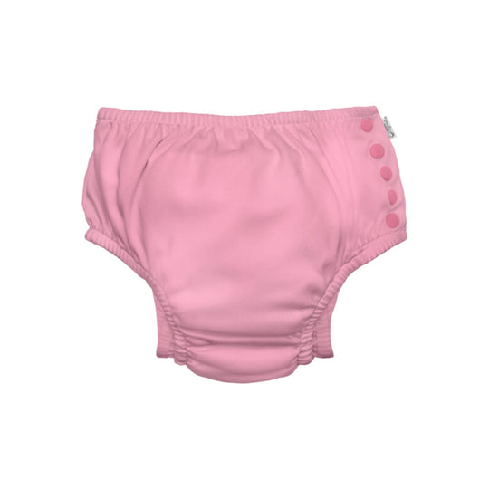 Eco Snap Swim Diaper with Gusset - Light Pink by Green Sprouts