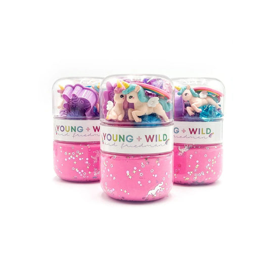 Grab & Go Dough Jar - Unicorn by Young + Wild and Friedman