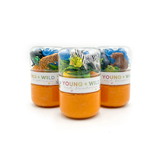 Grab & Go Dough Jar - Zoo by Young + Wild and Friedman