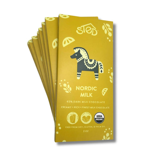 2oz Nordic Milk Chocolate Bar by Sted Foods