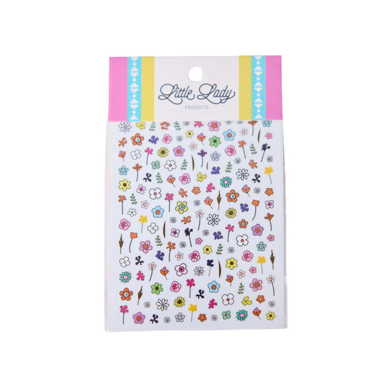 Flower Power Nail Stickers by Little Lady Products