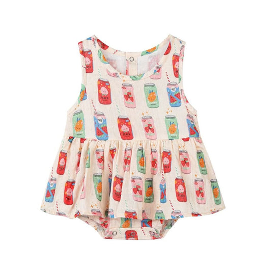 Nellie Onesie Dress - Soda Pop by Vignette