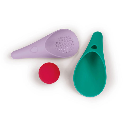 Cuppi Shovel, Sifter and Ball All in One - Lagoon by Quut Toys