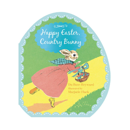 Happy Easter Country Bunny - Shaped Board Book - FINAL SALE