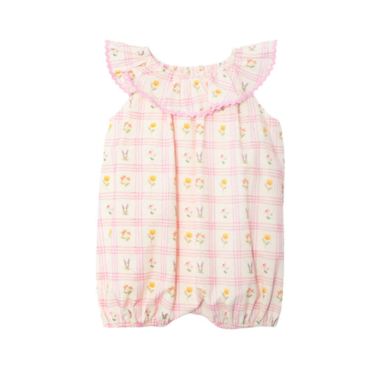 Ashley Romper - Pink by Mabel + Honey