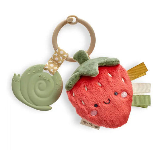 Itzy Pal Plush + Teether - Strawberry by Itzy Ritzy