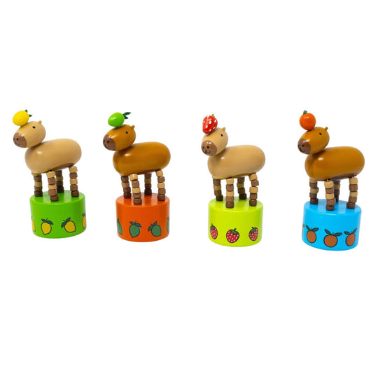Capybara Push Puppets (1 Unit Assorted) by Jack Rabbit Creations