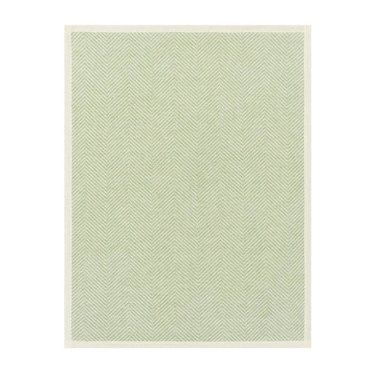 Harborview Herringbone Mini Blanket - Sprout Green by ChappyWrap