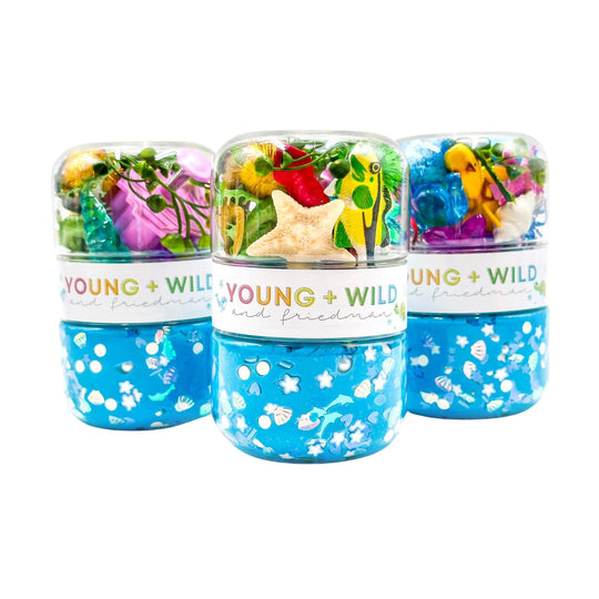 Grab & Go Dough Jar - Ocean by Young + Wild and Friedman