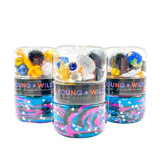 Grab & Go Dough Jar - Space by Young + Wild and Friedman