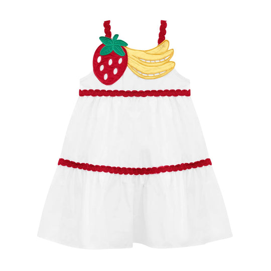 Applique Fruit Dress by Milon