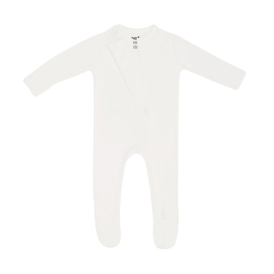 Solid Footie with Zipper - Cloud by Kyte Baby