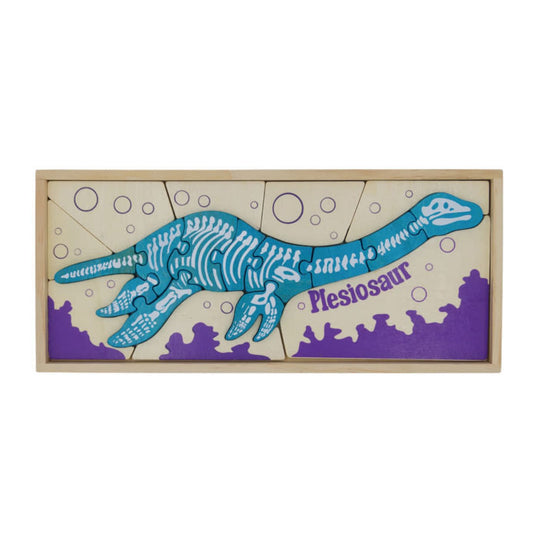 Double Sided Dino Skeleton Puzzle - Plesiosaur by Begin Again