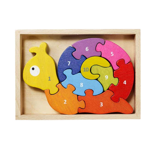 Number Snail Puzzle by Begin Again