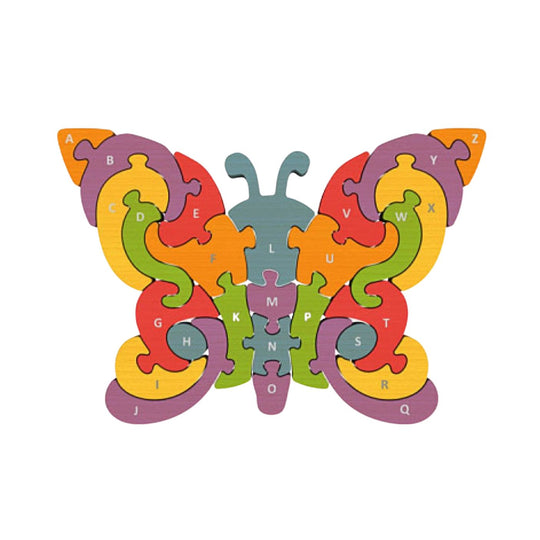 Butterfly A to Z Wooden Puzzle by Begin Again