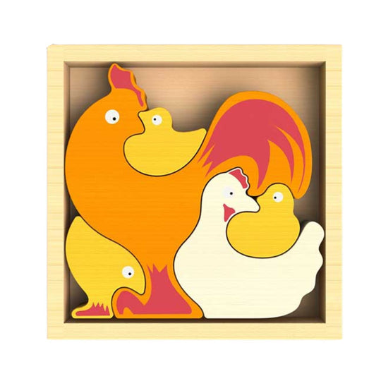 Chicken Family Puzzle by Begin Again