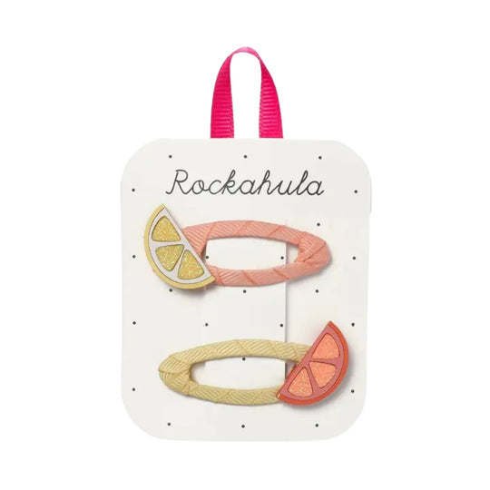 Citrus Slice Glitter Clips by Rockahula Kids