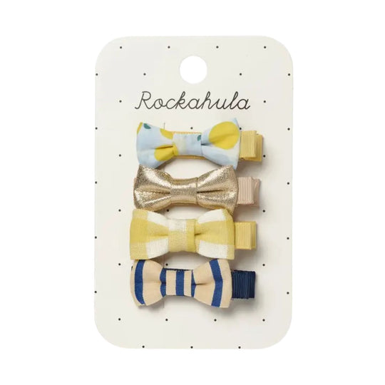 Lemon Drop Mini Bow Set by Rockahula Kids