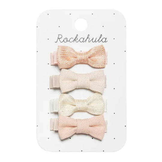 Linen Mini Bow Set by Rockahula Kids