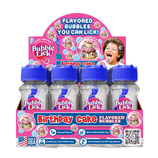 Bubblelick Birthday Cake Bubbles by Toysmith