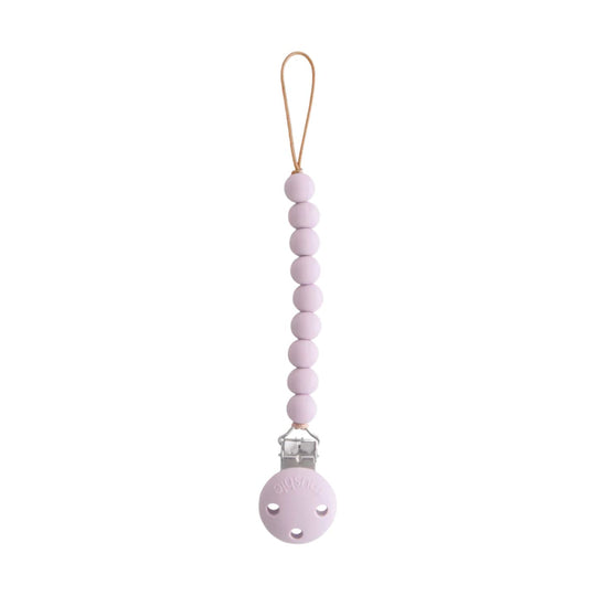 Hera Silicone Pacifier Clip - Soft Lilac by Mushie & Co