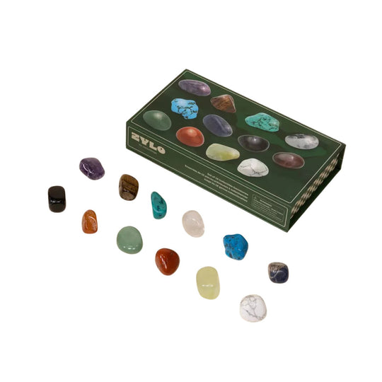 Set of 12 Collectible Gemstones by Coco Village