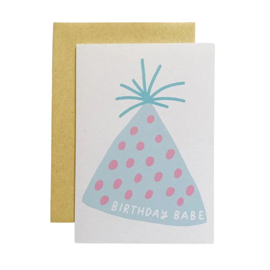 Birthday Babe Card by Allie Biddle