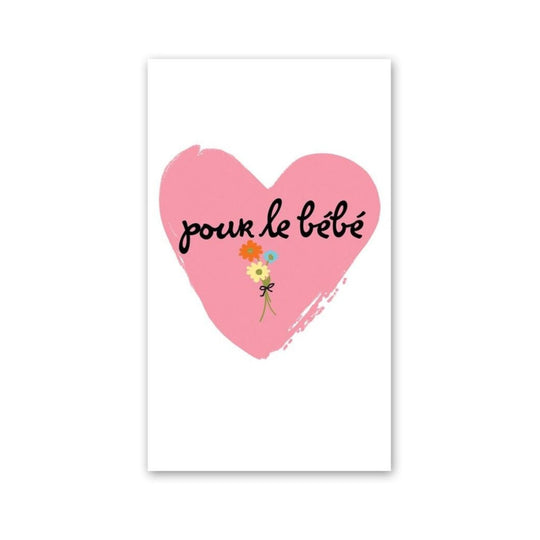 Pour le Bebe Enclosure Card by Rock Scissor Paper