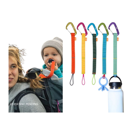 Rugged Pacifier Clip and Gear Strap by Trail Tether