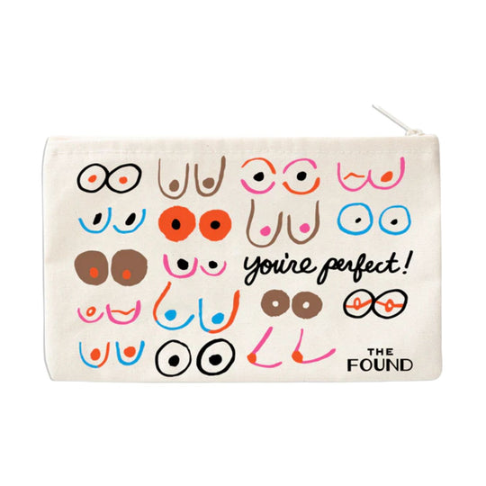 You're Perfect Boobs Pouch by The Found