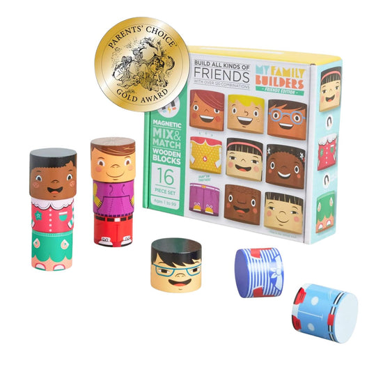 My Family Builders Toy Set - 16 pc Friends Edition