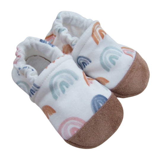 Organic Cotton Slipper - Watercolor Rainbow by Snow & Arrow