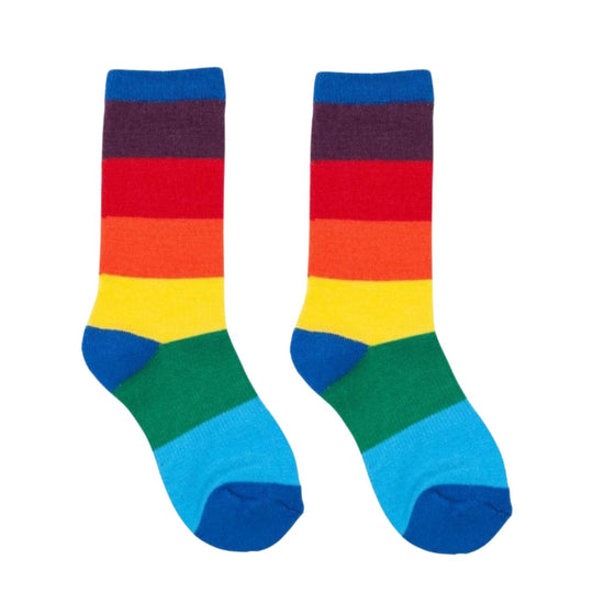 Merino Wool Boot Socks - Rainbow by Woven Pair
