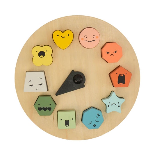 Shapes of Emotions Wooden Toy by Wonder & Wise