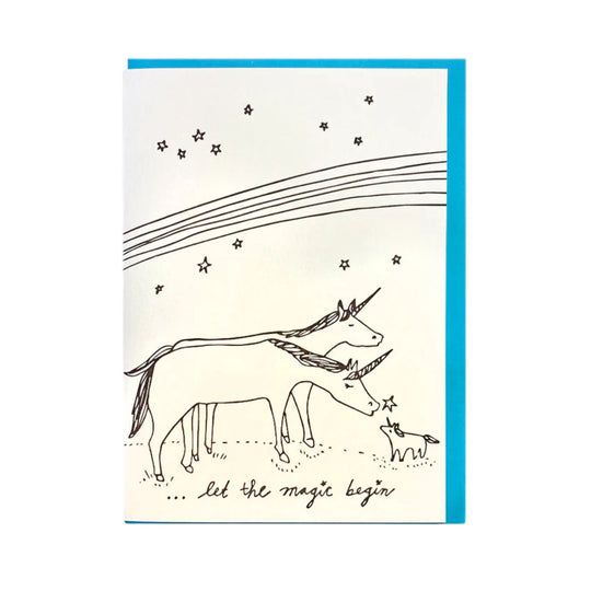New Baby Unicorns Card