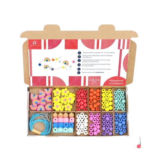 Rainbow & Flower Bracelet Making Kit by Cotton Twist