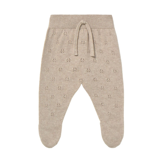 Patterned Knit Footie - Toasted by Li & Me